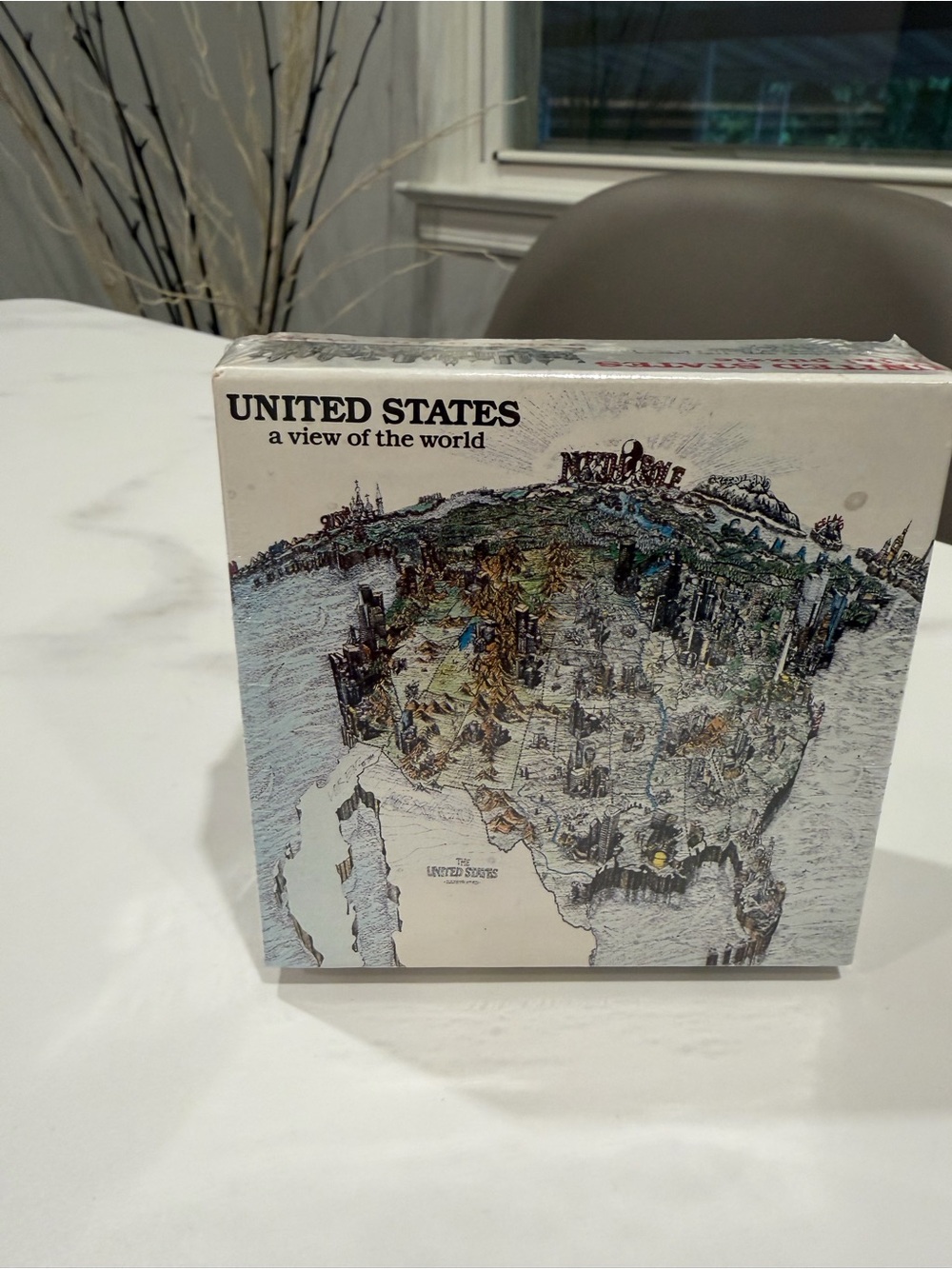 United States Mini Puzzle Vintage 1986 Harvey Hutter 100 pices